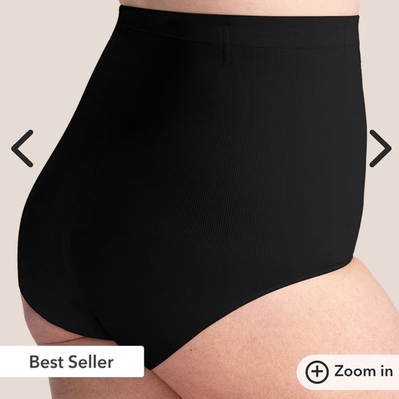 Shapermint Classic Black Shapewear Briefs - Picture 4 of 4